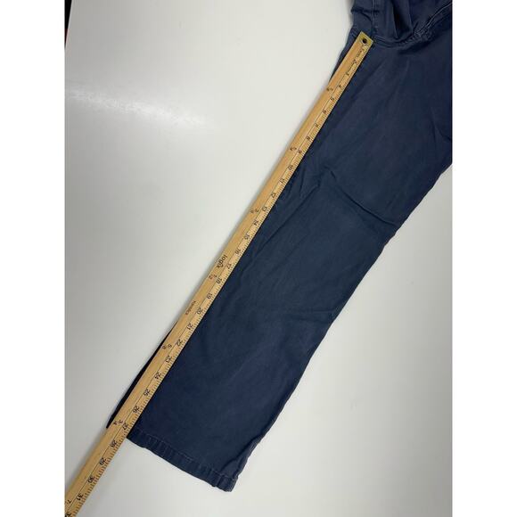 Gloria Vanderbilt Womens Pants Size 14 Missy Short Blue Kahki Dress Pants - Picture 9 of 11